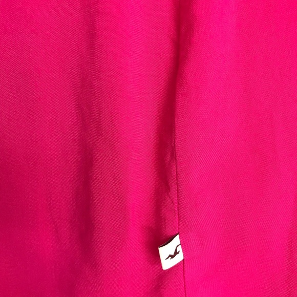 Hollister Button Down Shirt Women Fucsia Sz L - Picture 5 of 8